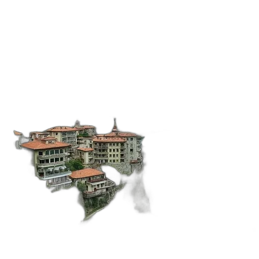 building, dragon, robot, umbrella transparent PNG cut-out