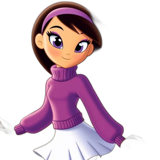 dress, staff, 3d render, cartoon transparent PNG cut-out