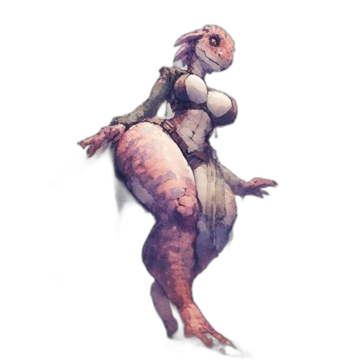 creature, dragon, dress, animal transparent PNG cut-out