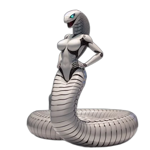 robot, creature, jewelry, 3d render transparent PNG cut-out