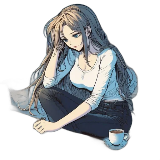 staff, anime, pixel art, concept art transparent PNG cut-out