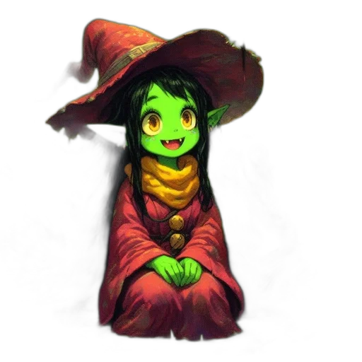 staff, mask, hat, creature transparent PNG cut-out