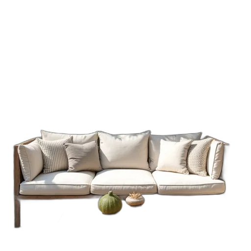 furniture, 3d render, photorealistic, earth tones transparent PNG cut-out