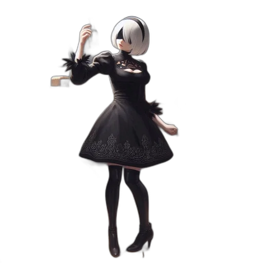 dress, robot, jacket, creature transparent PNG cut-out