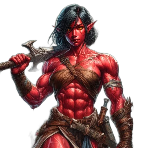 fantasy art, comic book art, concept art, pixel art transparent PNG cut-out