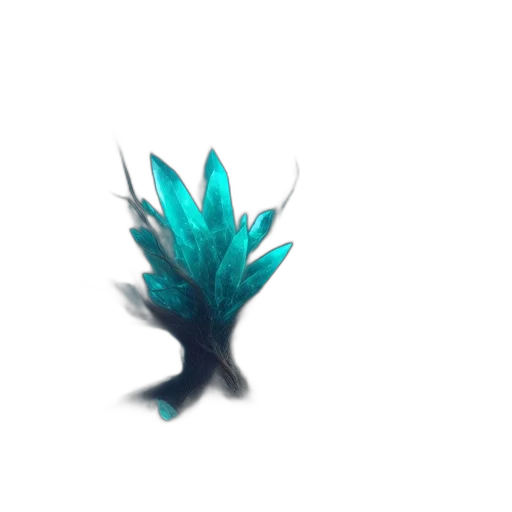 dragon, creature, flower, crown transparent PNG cut-out