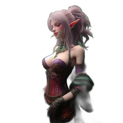staff, dress, dragon, face transparent PNG cut-out