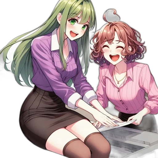 staff, furniture, robot, anime transparent PNG cut-out