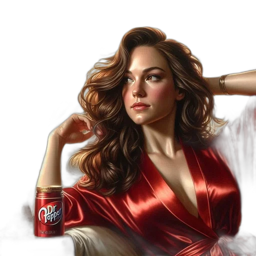 dress, photorealistic, comic book art, fantasy art transparent PNG cut-out