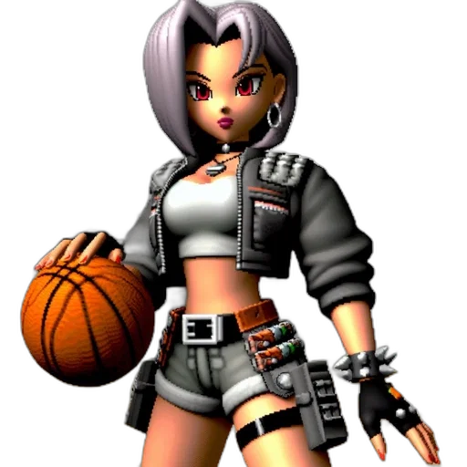 3d render, concept art, pixel art, animated transparent PNG cut-out