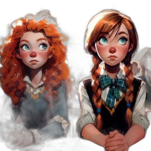 fantasy art, concept art, watercolor, oil painting transparent PNG cut-out