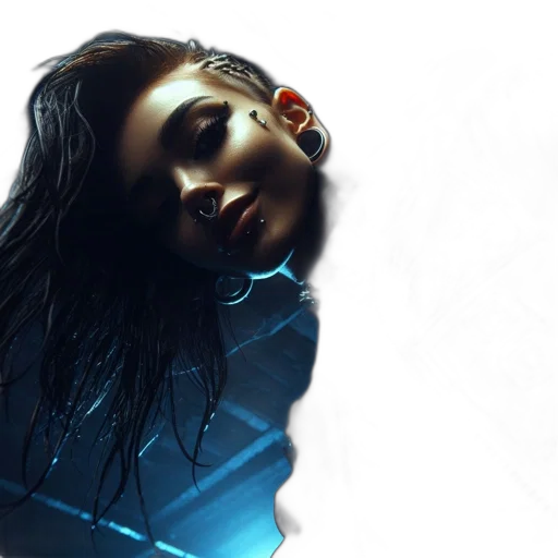 cyberpunk, photorealistic, concept art, 3d render transparent PNG cut-out