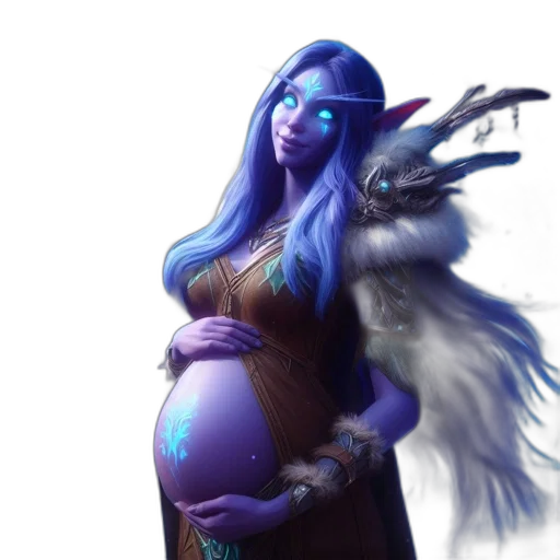 fantasy art, concept art, 3d render, photorealistic transparent PNG cut-out
