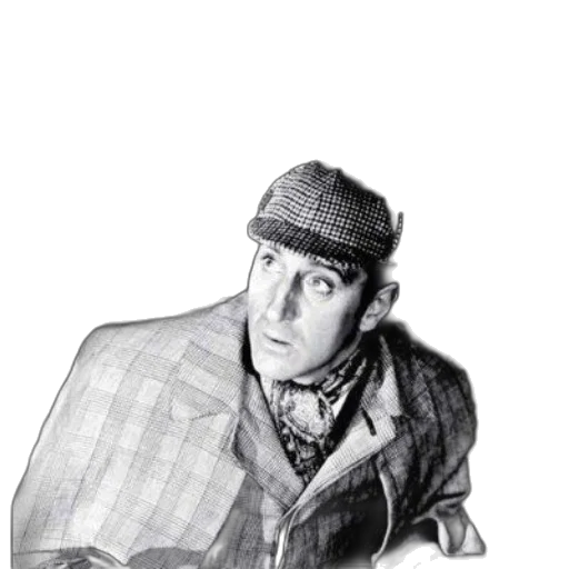 jacket, hat, staff, face transparent PNG cut-out