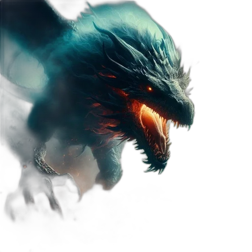 dragon, creature, animal, mask transparent PNG cut-out