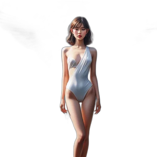 dress, concept art, 3d render, fantasy art transparent PNG cut-out