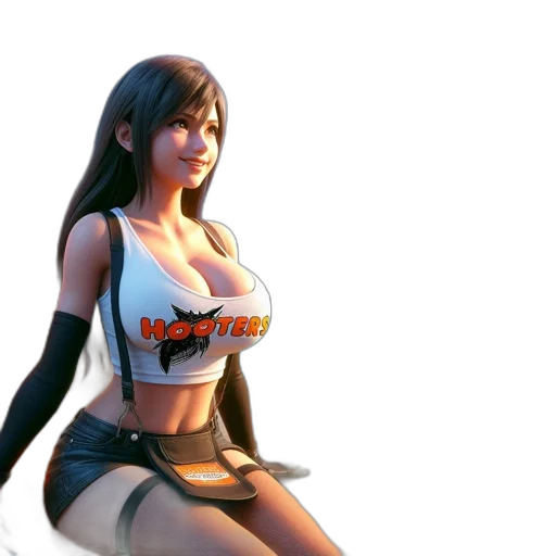 3d render, concept art, fantasy art, pixel art transparent PNG cut-out
