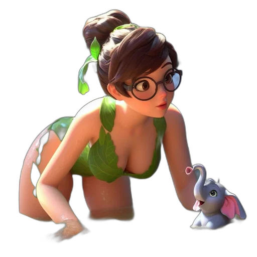 animal, weapon, dress, staff transparent PNG cut-out