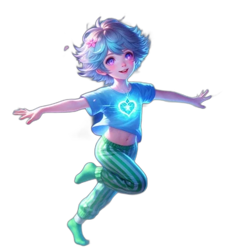 dress, creature, robot, staff transparent PNG cut-out