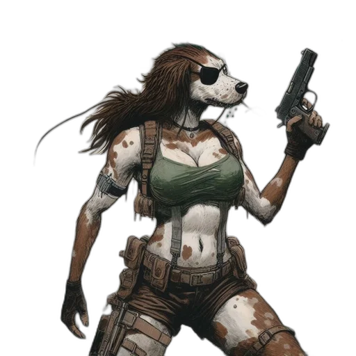 weapon, animal, concept art, comic book art transparent PNG cut-out