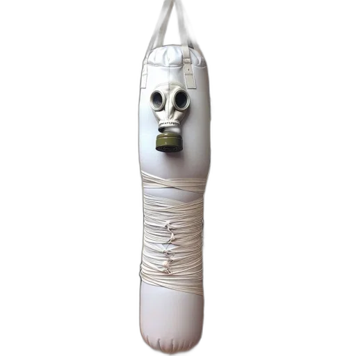bottle, staff, weapon, mask transparent PNG cut-out