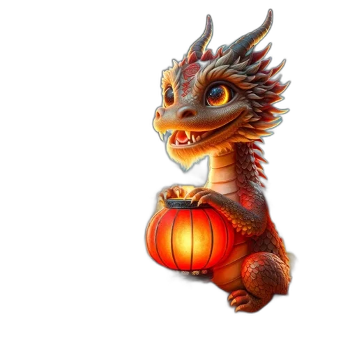 dragon, fantasy art, concept art, 3d render transparent PNG cut-out