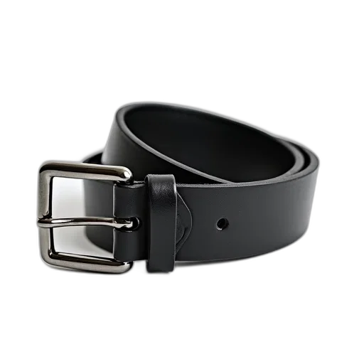 jewelry, black, leather, belt transparent PNG cut-out