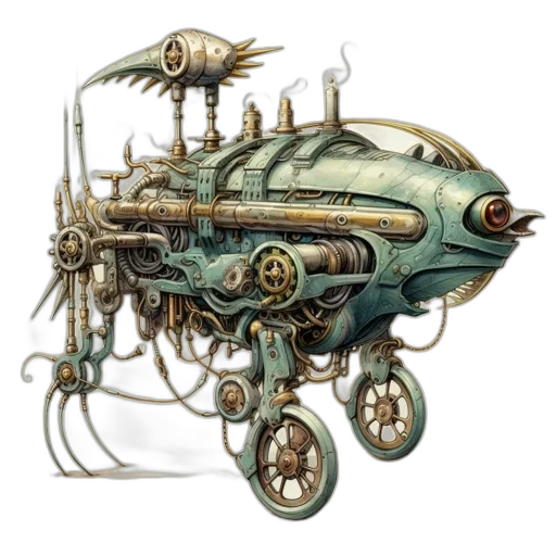 weapon, robot, car, staff transparent PNG cut-out