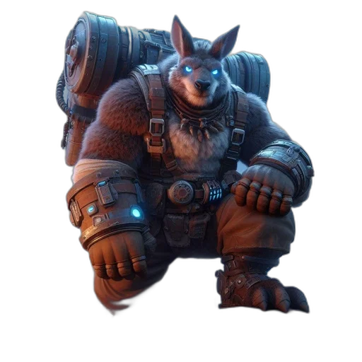 animal, weapon, creature, staff transparent PNG cut-out