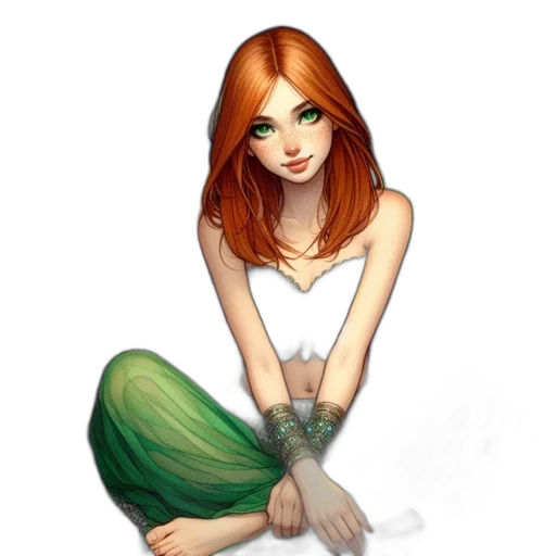 jewelry, dress, staff, fantasy art transparent PNG cut-out