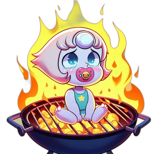 food, staff, crown, pixel art transparent PNG cut-out