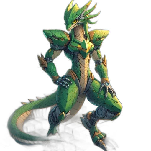 dragon, creature, animal, staff transparent PNG cut-out