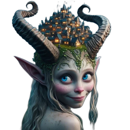crown, dragon, creature, face transparent PNG cut-out