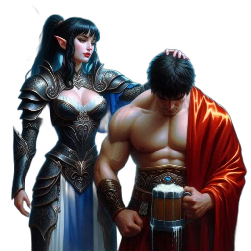 sword, fantasy art, concept art, comic book art transparent PNG cut-out