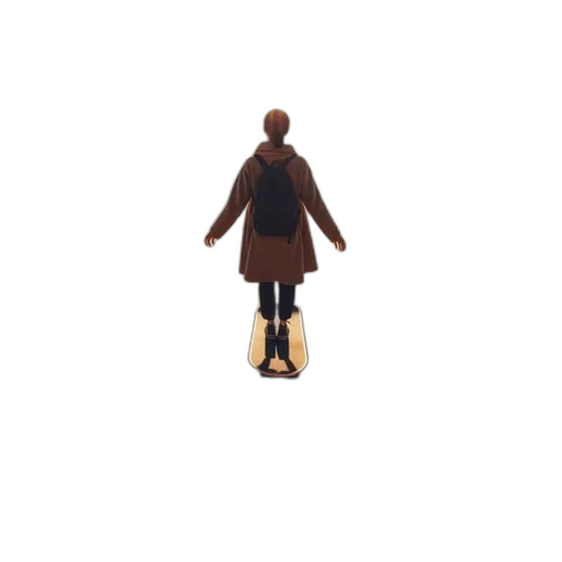 jacket, dress, robot, staff transparent PNG cut-out