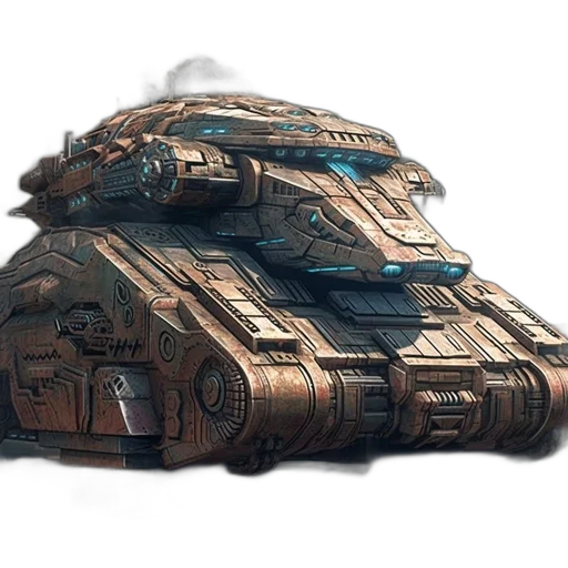 weapon, car, concept art, 3d render transparent PNG cut-out
