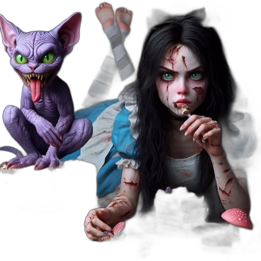 concept art, fantasy art, pixel art, comic book art transparent PNG cut-out