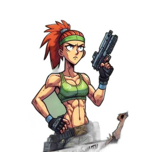 weapon, concept art, pixel art, cyberpunk transparent PNG cut-out