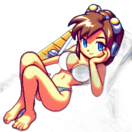 staff, robot, weapon, pixel art transparent PNG cut-out