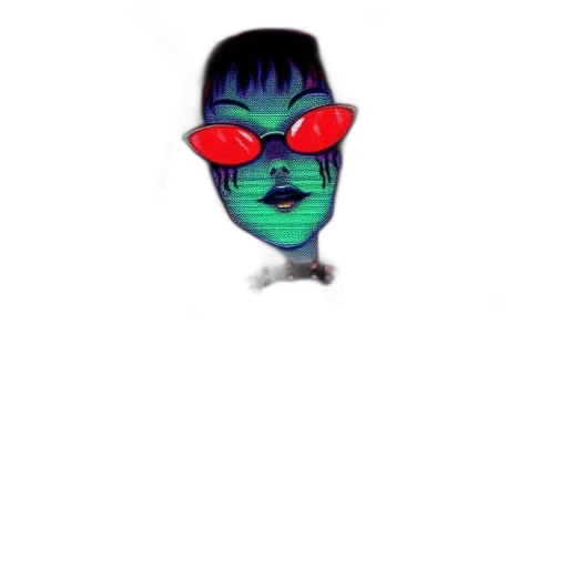 mask, robot, face, creature transparent PNG cut-out