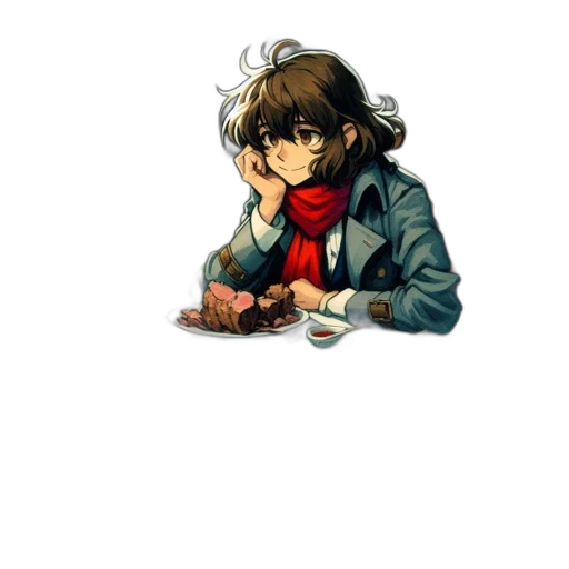 jacket, food, weapon, face transparent PNG cut-out
