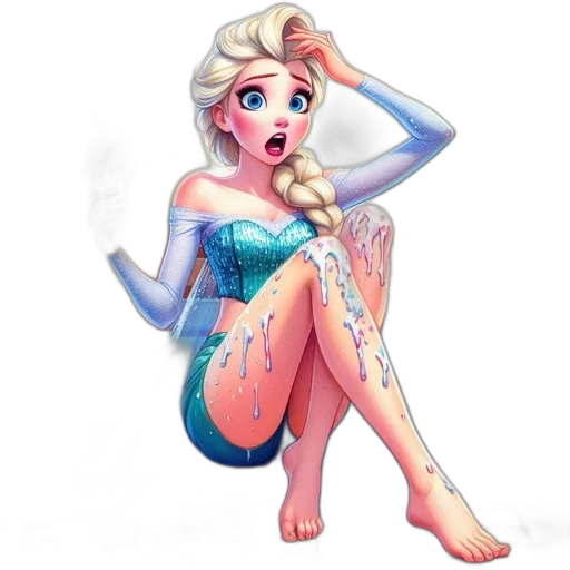 dress, concept art, cartoon, fantasy art transparent PNG cut-out