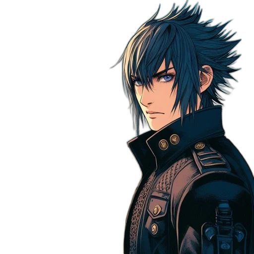 jacket, staff, dragon, face transparent PNG cut-out