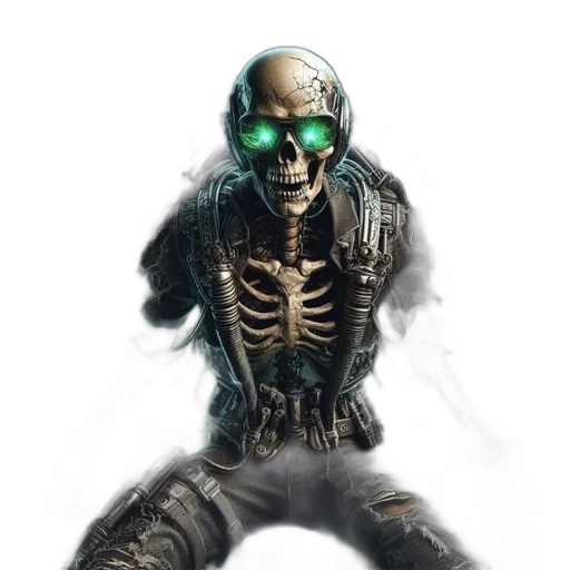 mask, creature, robot, weapon transparent PNG cut-out