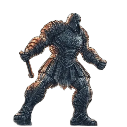 weapon, sword, robot, creature transparent PNG cut-out