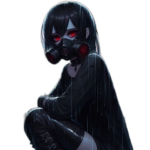 mask, face, jacket, creature transparent PNG cut-out
