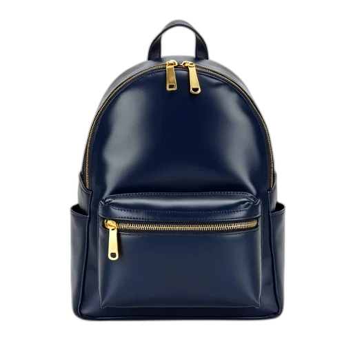 dark, navy, blue, leather transparent PNG cut-out