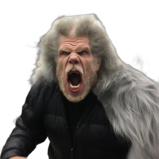 creature, animal, face, jacket transparent PNG cut-out