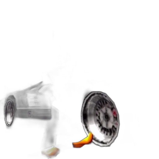 shoes, car, weapon, robot transparent PNG cut-out