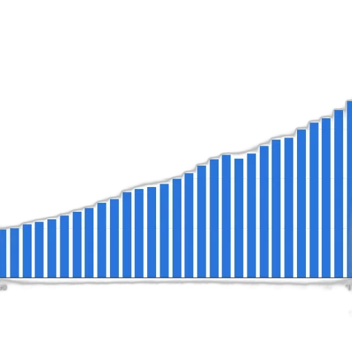 bar, graph, showing, upward transparent PNG cut-out